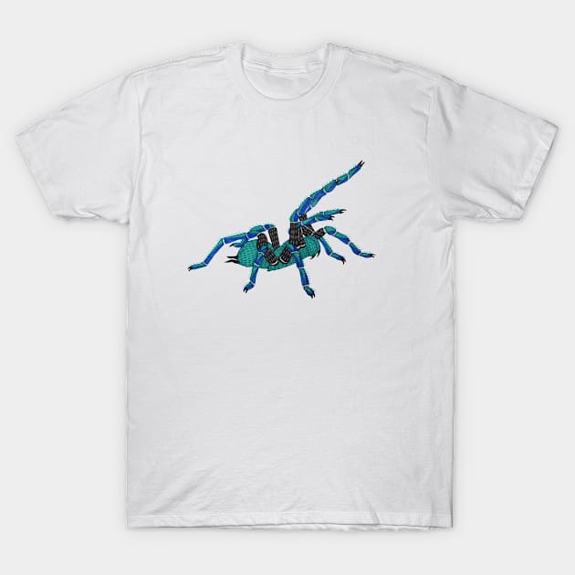 Copper Tarantula T-Shirt by apokatastasis